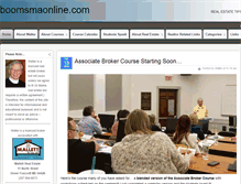 Tablet Screenshot of boomsmaonline.com